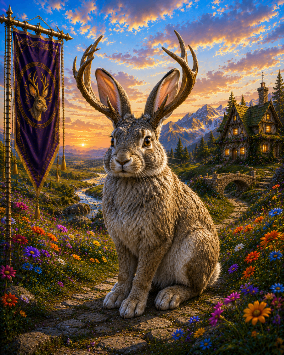 Jackalope illustration