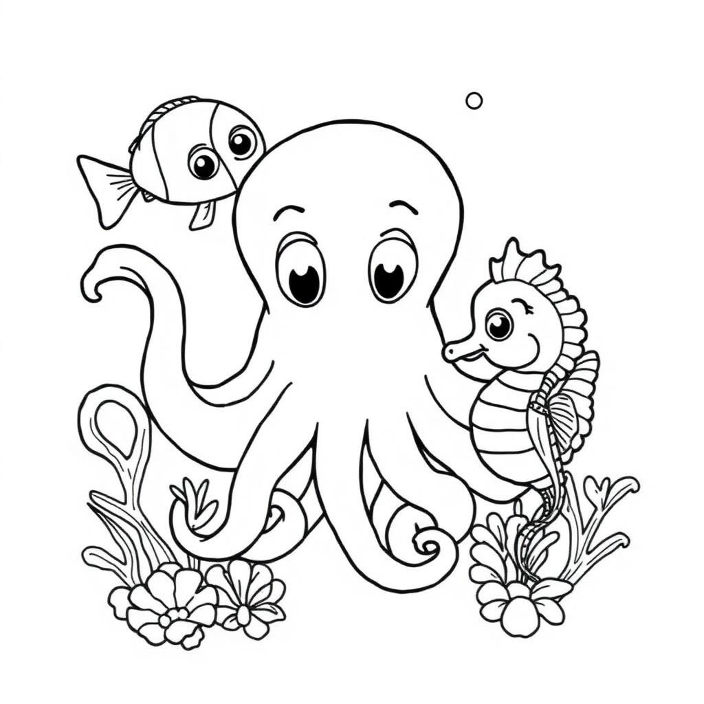 Sea Animal Coloring Pages