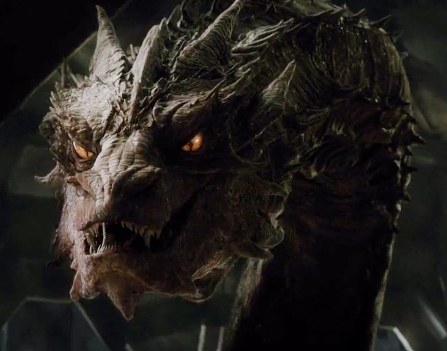 Smaug the dragon from The Hobbit