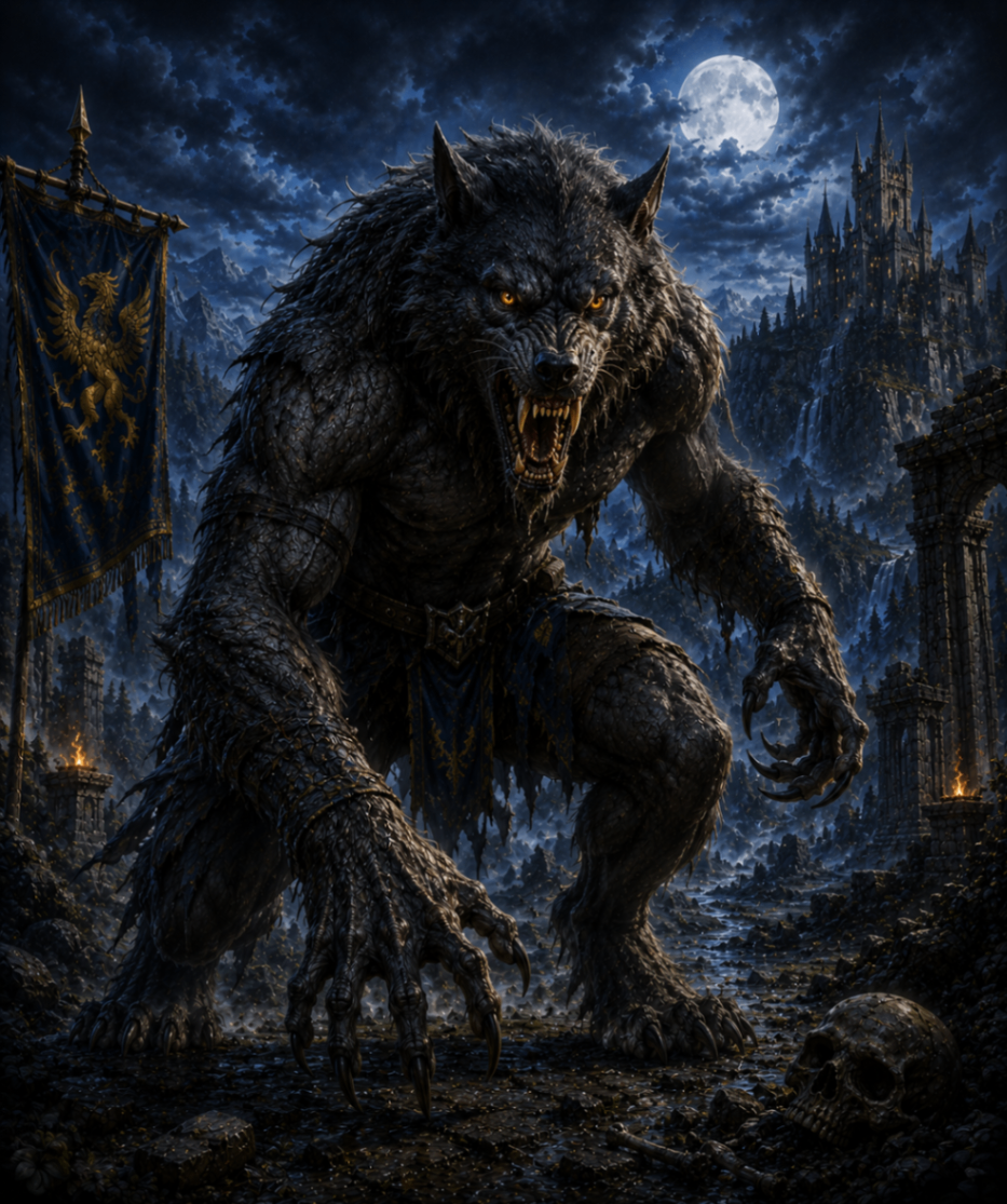 Werewolf illustration